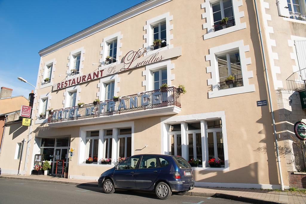 Logis Hotel De France Restaurant Le Lucullus Montmorillon Eksteriør billede